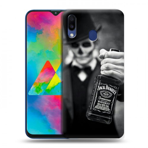 Дизайнерский силиконовый чехол для Samsung Galaxy M20 Jack Daniels