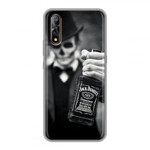 Дизайнерский силиконовый с усиленными углами чехол для Vivo V17 Neo Jack Daniels