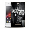 Дизайнерский пластиковый чехол для Sony Xperia E Jack Daniels