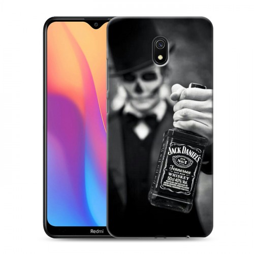 Дизайнерский силиконовый с усиленными углами чехол для Xiaomi RedMi 8A Jack Daniels