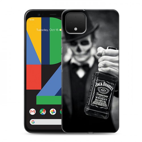 Дизайнерский пластиковый чехол для Google Pixel 4 Jack Daniels