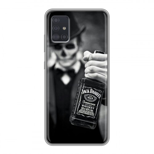 Дизайнерский силиконовый чехол для Samsung Galaxy A51 Jack Daniels