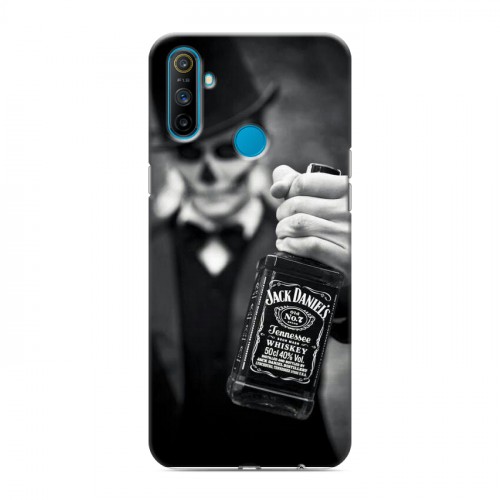 Дизайнерский силиконовый чехол для Realme C3 Jack Daniels