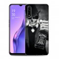 Дизайнерский силиконовый с усиленными углами чехол для OPPO A31 Jack Daniels