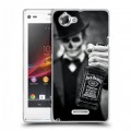 Дизайнерский пластиковый чехол для Sony Xperia L Jack Daniels