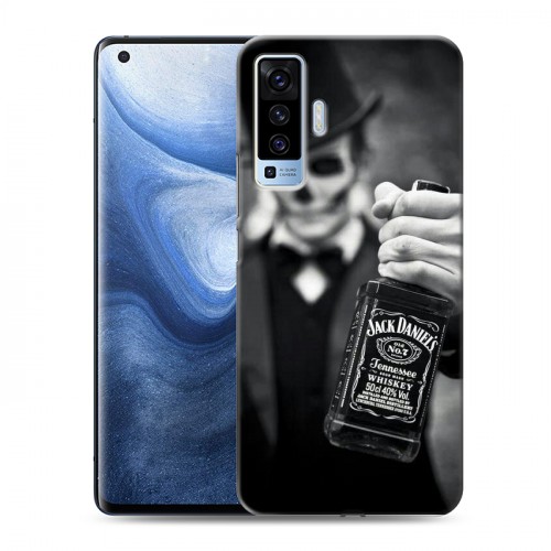 Дизайнерский пластиковый чехол для Vivo X50 Jack Daniels