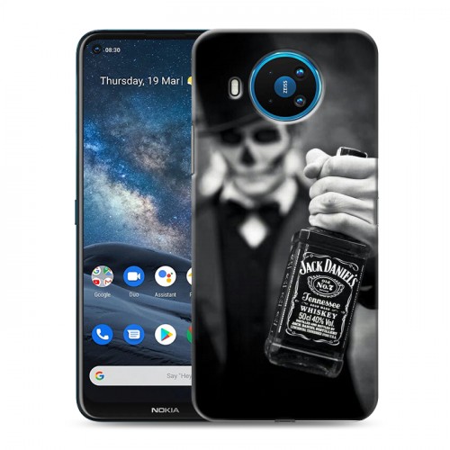 Дизайнерский силиконовый чехол для Nokia 8.3 Jack Daniels