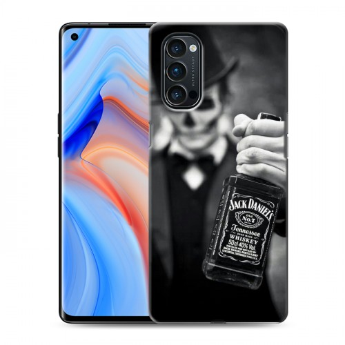 Дизайнерский пластиковый чехол для OPPO Reno4 Pro Jack Daniels