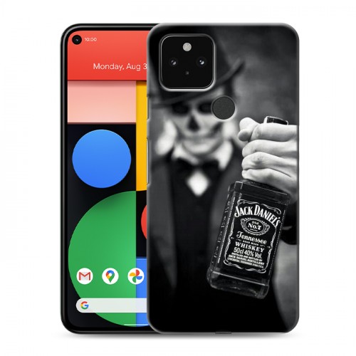 Дизайнерский пластиковый чехол для Google Pixel 5 Jack Daniels