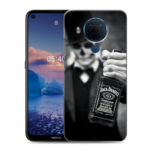 Дизайнерский силиконовый чехол для Nokia 5.4 Jack Daniels