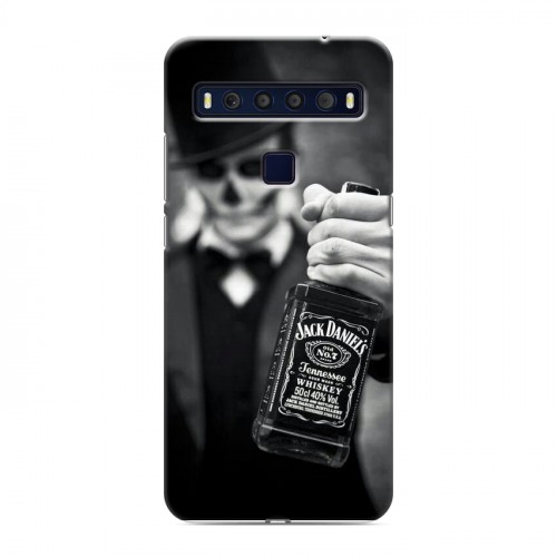 Дизайнерский пластиковый чехол для TCL 10L Jack Daniels