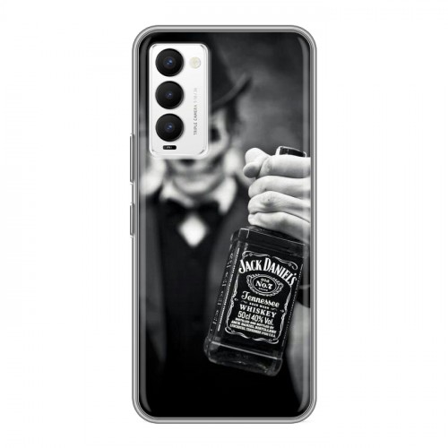 Дизайнерский силиконовый чехол для Tecno Camon 18 Jack Daniels