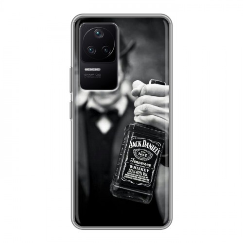 Дизайнерский силиконовый чехол для Xiaomi Poco F4 Jack Daniels