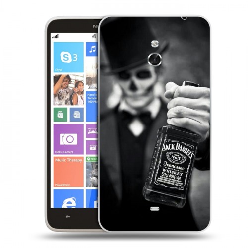 Дизайнерский пластиковый чехол для Nokia Lumia 1320 Jack Daniels