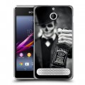 Дизайнерский силиконовый чехол для Sony Xperia E1 Jack Daniels