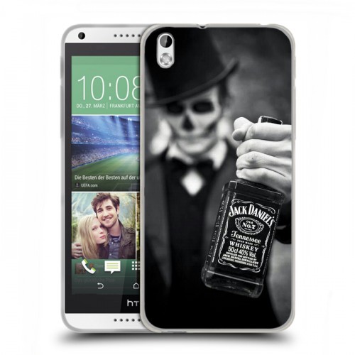 Дизайнерский пластиковый чехол для HTC Desire 816 Jack Daniels