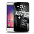 Дизайнерский пластиковый чехол для LG L60 Jack Daniels