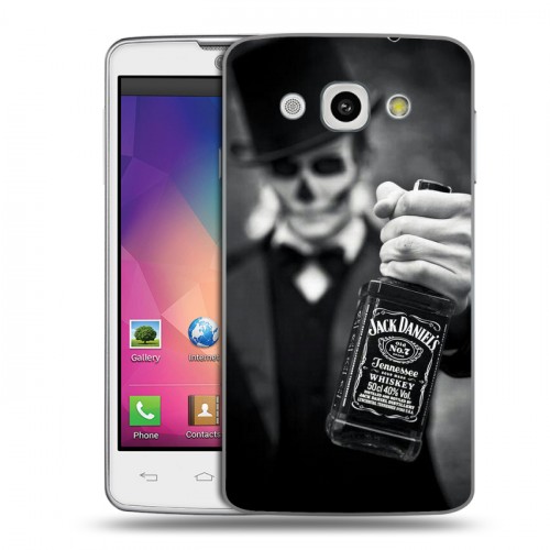 Дизайнерский пластиковый чехол для LG L60 Jack Daniels