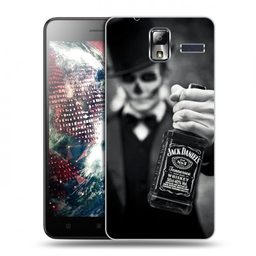 Дизайнерский силиконовый чехол для Lenovo S580 Ideaphone Jack Daniels