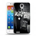 Дизайнерский пластиковый чехол для Lenovo S650 Ideaphone Jack Daniels