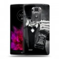 Дизайнерский пластиковый чехол для LG G Flex 2 Jack Daniels