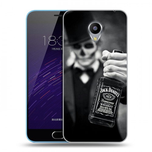 Дизайнерский пластиковый чехол для Meizu M1 Jack Daniels