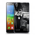 Дизайнерский пластиковый чехол для Lenovo A6000 Jack Daniels