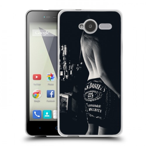 Дизайнерский пластиковый чехол для ZTE Blade L3 Jack Daniels