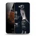 Дизайнерский пластиковый чехол для Huawei G8 Jack Daniels