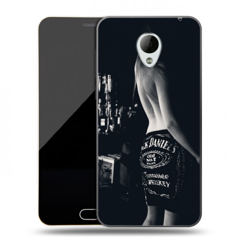 Дизайнерский силиконовый чехол для Meizu M2 Mini Jack Daniels