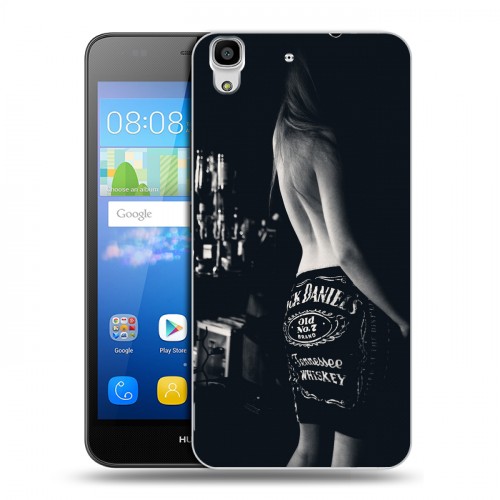 Дизайнерский пластиковый чехол для Huawei Y6 Jack Daniels