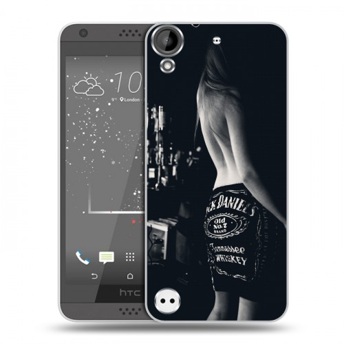 Дизайнерский пластиковый чехол для HTC Desire 530 Jack Daniels