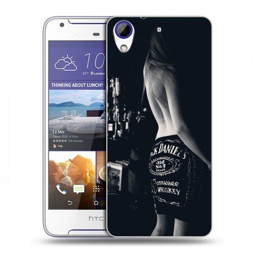 Дизайнерский пластиковый чехол для HTC Desire 830 Jack Daniels