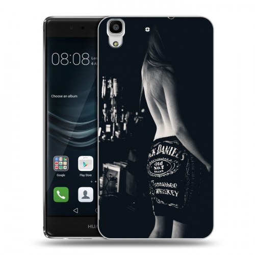 Дизайнерский пластиковый чехол для Huawei Y6II Jack Daniels