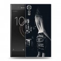 Дизайнерский пластиковый чехол для Sony Xperia XZs Jack Daniels