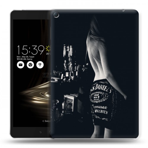 Дизайнерский силиконовый чехол для Asus ZenPad 3S 10 LTE Jack Daniels