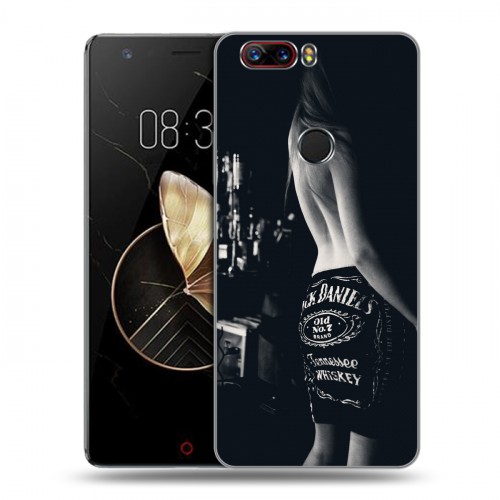 Дизайнерский пластиковый чехол для ZTE Nubia Z17 Jack Daniels