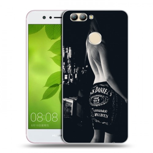 Дизайнерский пластиковый чехол для Huawei Nova 2 Jack Daniels