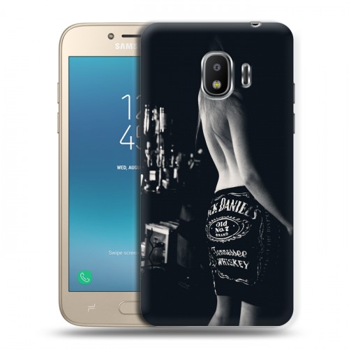 Дизайнерский пластиковый чехол для Samsung Galaxy J2 (2018) Jack Daniels
