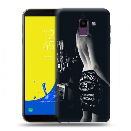 Дизайнерский пластиковый чехол для Samsung Galaxy J6 Jack Daniels