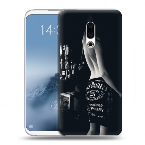 Дизайнерский силиконовый чехол для Meizu 16th Plus Jack Daniels