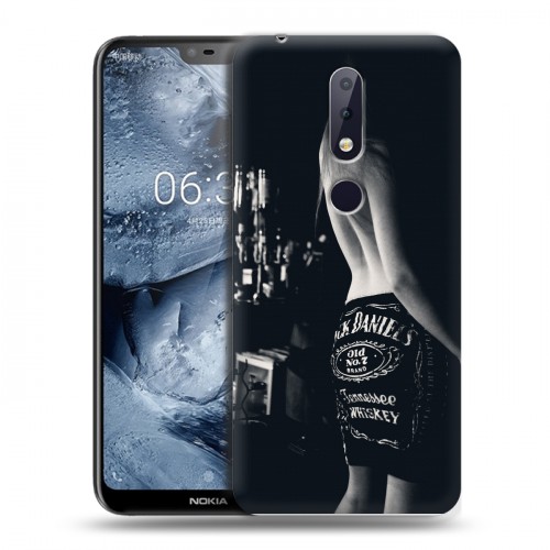 Дизайнерский пластиковый чехол для Nokia 6.1 Plus Jack Daniels