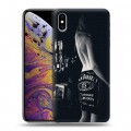 Дизайнерский силиконовый чехол для Iphone Xs Max Jack Daniels