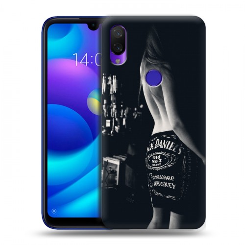 Дизайнерский пластиковый чехол для Xiaomi Mi Play Jack Daniels