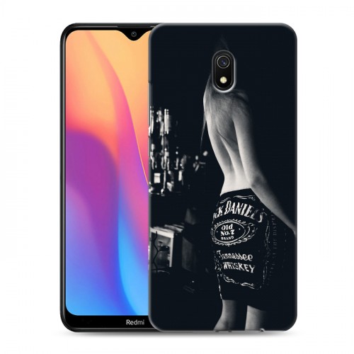 Дизайнерский силиконовый с усиленными углами чехол для Xiaomi RedMi 8A Jack Daniels