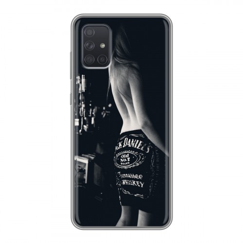 Дизайнерский силиконовый чехол для Samsung Galaxy A71 Jack Daniels