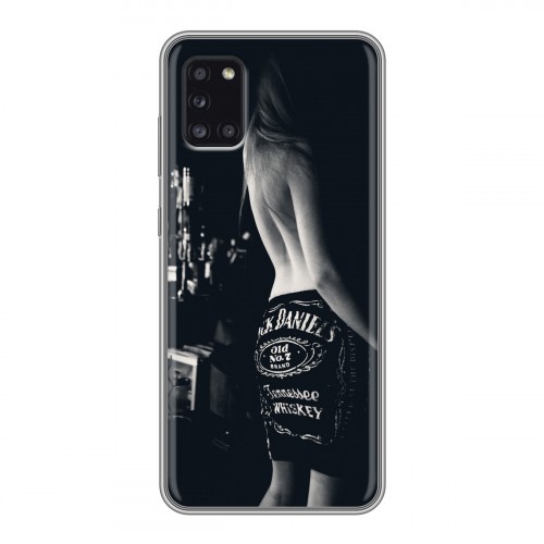 Дизайнерский силиконовый чехол для Samsung Galaxy A31 Jack Daniels