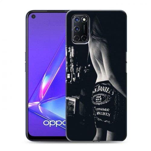 Дизайнерский пластиковый чехол для OPPO A52 Jack Daniels