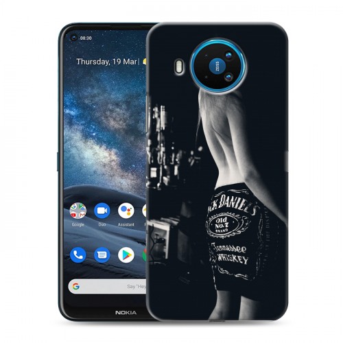 Дизайнерский силиконовый чехол для Nokia 8.3 Jack Daniels