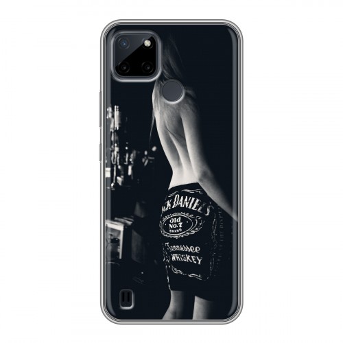 Дизайнерский силиконовый чехол для Realme C21Y Jack Daniels